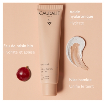 Caudalie Vinocrush Crème Hydratante Teintée 30 ml