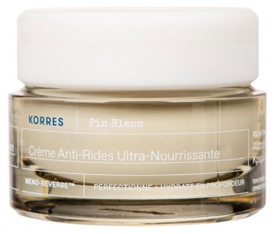 Korres Pin Blanc Crème Anti-Rides Ultra-Nourrissante Peaux Sèches à Très Sèches 40 ml
