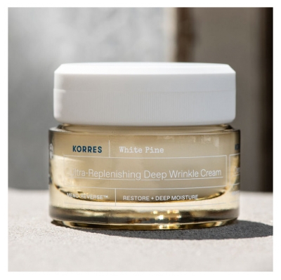 Korres Pin Blanc Crème Anti-Rides Ultra-Nourrissante Peaux Sèches à Très Sèches 40 ml