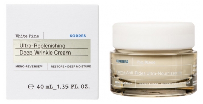 Korres Pin Blanc Crème Anti-Rides Ultra-Nourrissante Peaux Sèches à Très Sèches 40 ml
