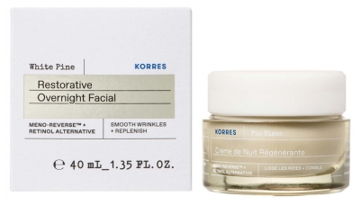 Korres Pin Blanc Crème Nuit Régénérante Peaux Sensibles 40 ml