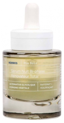 Korres Pin Noir Sérum Nuit Bi-Phasé Rénovateur Total 30 ml