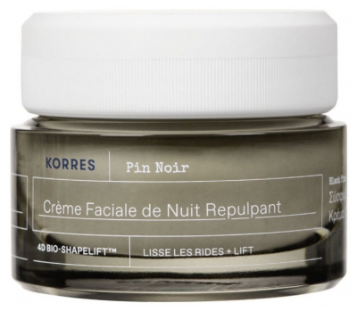 Korres Pin Noir Crème Nuit Rebond Raffermissante & Repulpante Toutes Peaux 40 ml