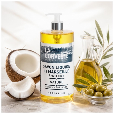 Savon Liquide de Marseille Nature 1L