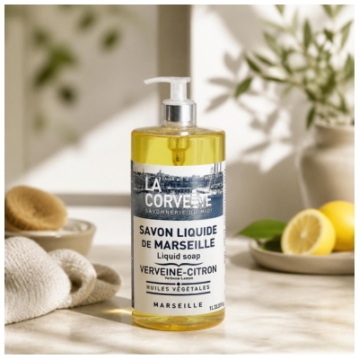 Savon Liquide Marseille Fleur d'Oranger - 1 L