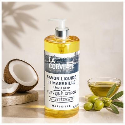 Savon Liquide Marseille Fleur d'Oranger - 1 L