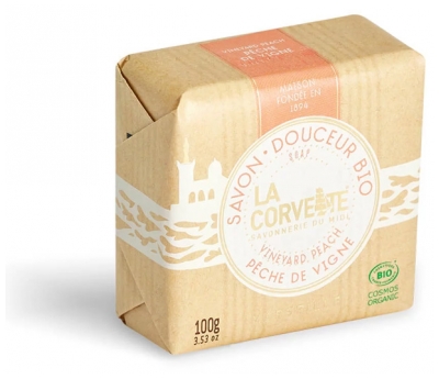 Savon Bio Douceur Pêche de Vigne 100g