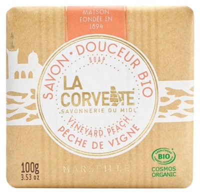 Savon Bio Douceur Pêche de Vigne 100g