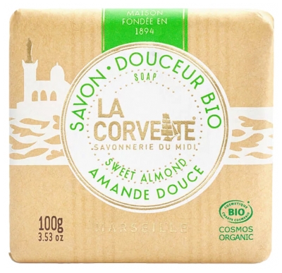 Savon Surgras Doux Amande Douce Bio 100g