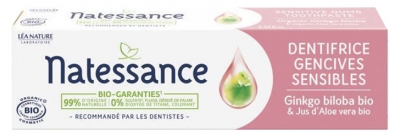 Natessance Dentifrice Gencives Sensibles Bio 75 ml
