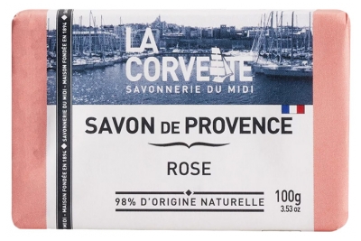 Savon traditionnel à la rose de Provence 100g