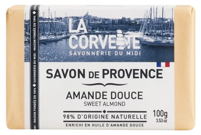Savon de Marseille à l'Amande Douce 100g