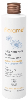 Florame Huile Nettoyante Visage Eaux Florales et Camomille 200 ml