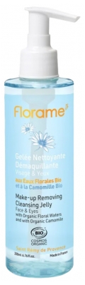 Florame Gelée Nettoyante Démaquillante Eaux Florales et Camomille Bio 200 ml