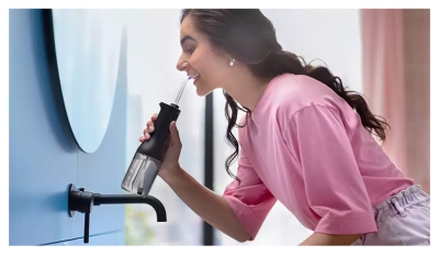 Philips Sonicare 3000 HX3826/33 Cordless Power Flosser Sans Fil - Couleur : Noir