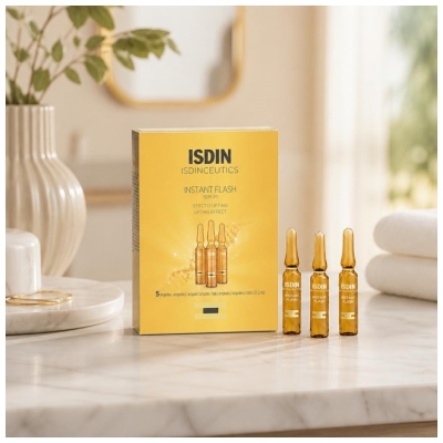 Isdin Isdinceutics Instant Flash Sérum Effet Lifting 5 ampoules de 2 ml