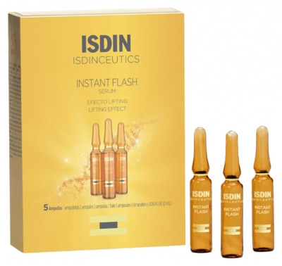 Isdin Isdinceutics Instant Flash Sérum Effet Lifting 5 ampoules de 2 ml