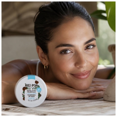 Hei Poa Baume Lèvres Nourrissant Huile de Coco Lèvres Très Sèches 15 g