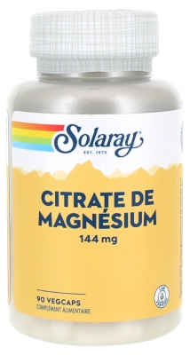 Solaray Magnésium 144 mg - 90 Caps. Vég.