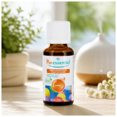 Puressentiel Diffuse Happy - Huiles Essentielles Pour Diffusion - 30 ml