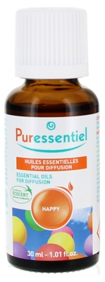 Puressentiel Diffuse Happy - Huiles Essentielles Pour Diffusion - 30 ml