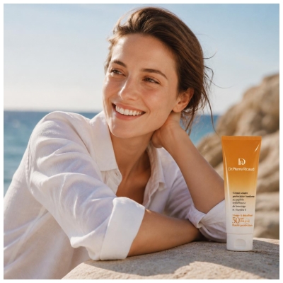 Dr Pierre Ricaud Crème Solaire Protectrice Fondante Visage et Décolleté SPF50 50 ml