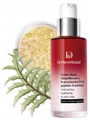 Dr Pierre Ricaud Crème Fluide Rééquilibrante Peaux Mixtes à Grasses 50 ml