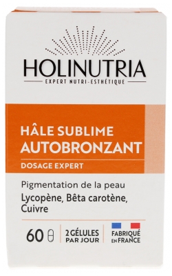 Holinutria Autobronzant Bonne Mine Activateur Bonne Mine 60 Gélules Végétales
