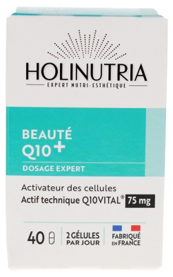 Holinutria Coenzyme Q10 Anti-Oxydant 40 Gélules Végétales