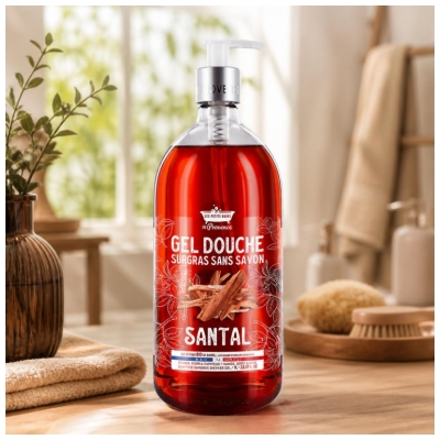 Les Petits Bains de Provence Gel Douche Surgras Santal 1 L