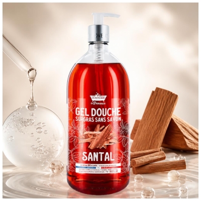 Les Petits Bains de Provence Gel Douche Surgras Santal 1 L