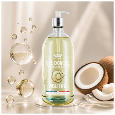 Les Petits Bains de Provence Savon Liquide 1 l Neutre
