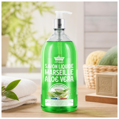 Les Petits Bains de Provence Savon Liquide Aloe Vera 1 L