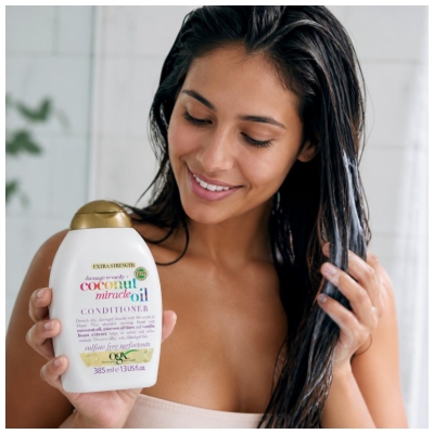Ogx Après-Shampoing Huile Miracle Coco Cheveux Abîmés 385 ml