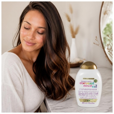Ogx Après-Shampoing Huile Miracle Coco Cheveux Abîmés 385 ml