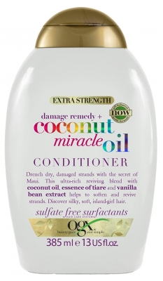 Ogx Après-Shampoing Huile Miracle Coco Cheveux Abîmés 385 ml