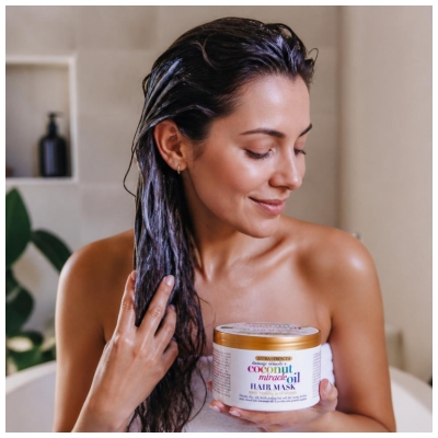 Ogx Masque Huile Miracle Coco Cheveux Abîmés 385 ml