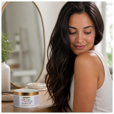 Ogx Masque Huile Miracle Coco Cheveux Abîmés 385 ml