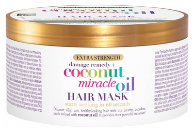 Ogx Masque Huile Miracle Coco Cheveux Abîmés 385 ml