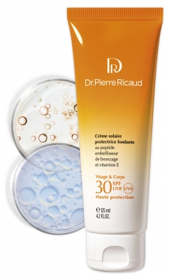 Dr Pierre Ricaud Crème Solaire Protectrice Fondante Visage et Corps SPF30 125 ml