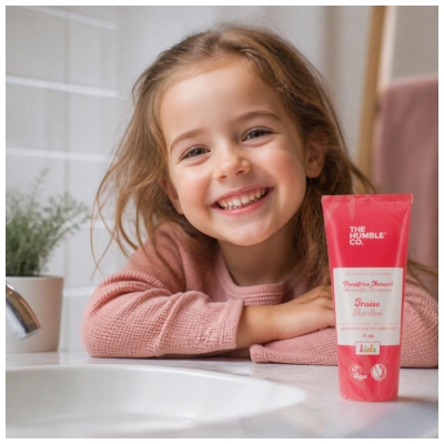 The Humble Co. Kids Dentifrice Arôme Fraise 75 ml