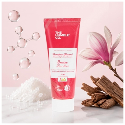 The Humble Co. Kids Dentifrice Arôme Fraise 75 ml