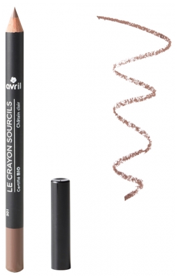 Avril Crayon à Sourcils Bio - Couleur : Châtain Clair