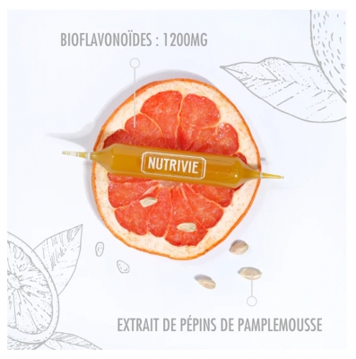 Nutrivie Ampoules 10 ml - Pépins de Pamplemousse Bio