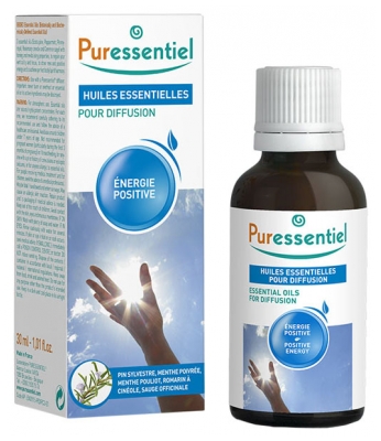 Puressentiel Diffuse Énergie Positive - Huiles Essentielles Pour Diffusion - 30 ml