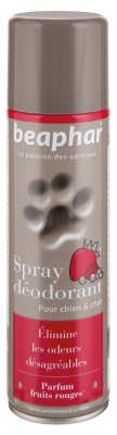 Beaphar Spray Déodorant au Parfum de Fruits Rouges - 250 ml