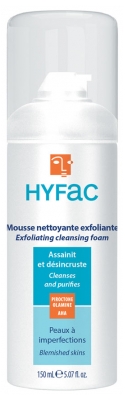 Hyfac Mousse Nettoyante Exfoliante Fl Pompe/150Ml