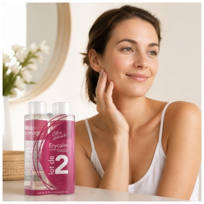 Dermagor Lot de 2 Lotions Micellaire Apaisante 2X 400 ml