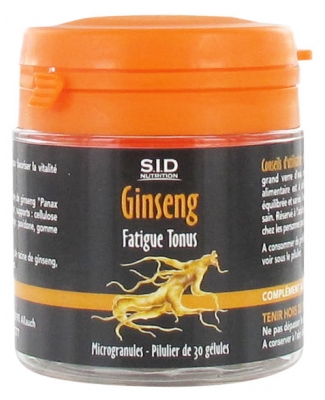 S.i.d Nutrition Ginseng 30 Gélules