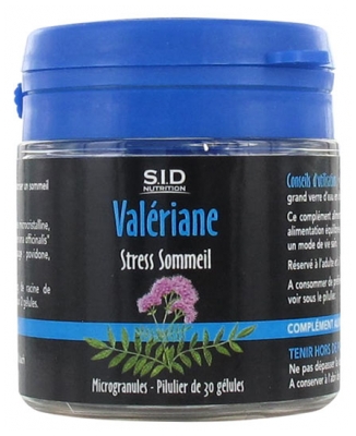 S.i.d Nutrition Valériane 30 Gélules